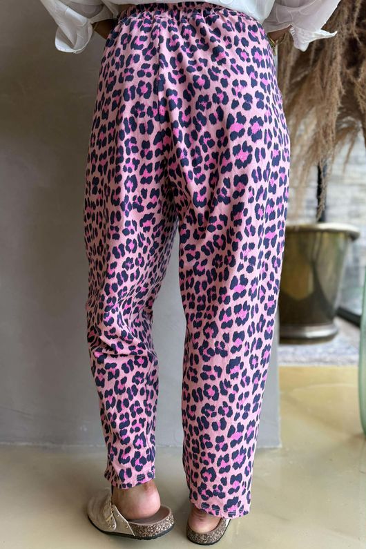 Lagen Zanzibar Seamed Tapered Barrel Pant Candy & Navy